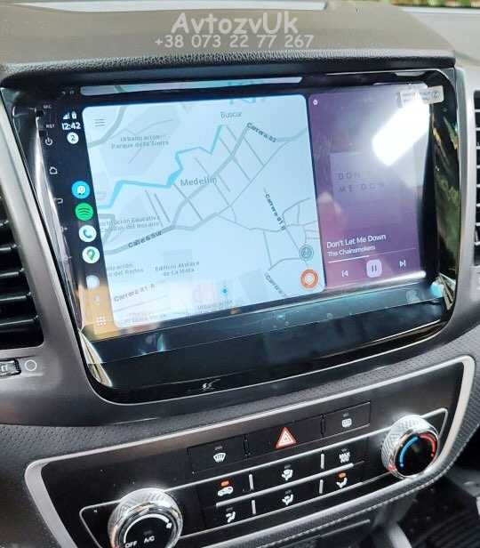 Магнітола REXTON SsangYong GPS USB TV 2 дін Рекстон CarPlay Андроїд 16