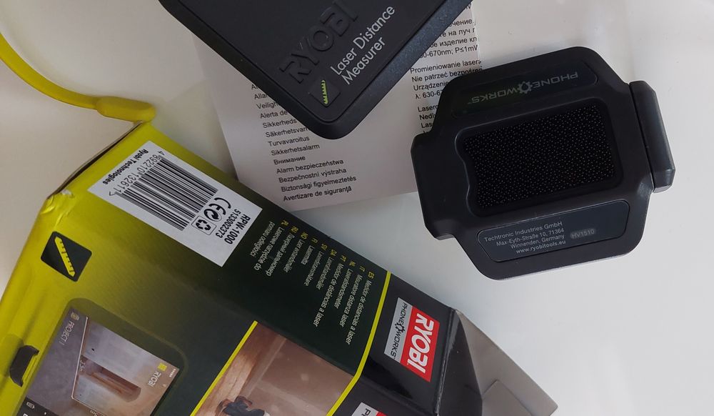 Dalmierz laserowy do telefonu RYOBI RPW-1000