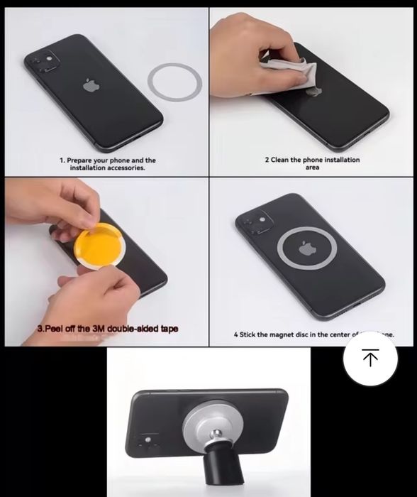 Suporte para telemóvel. Novo