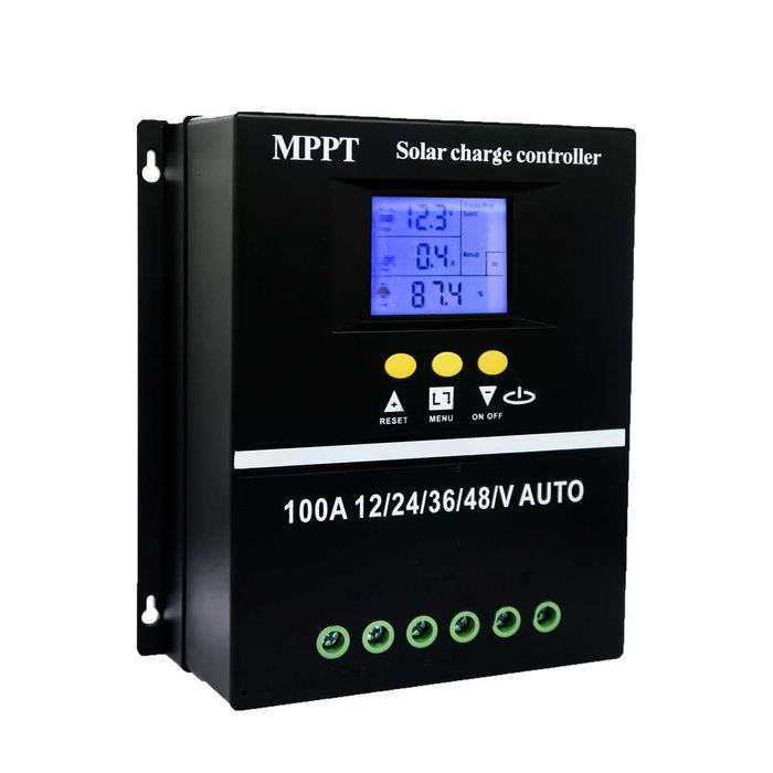 Contrlolador  Solar MPPT 40A 12V 24V 36V 48V, 1 Automático com USB