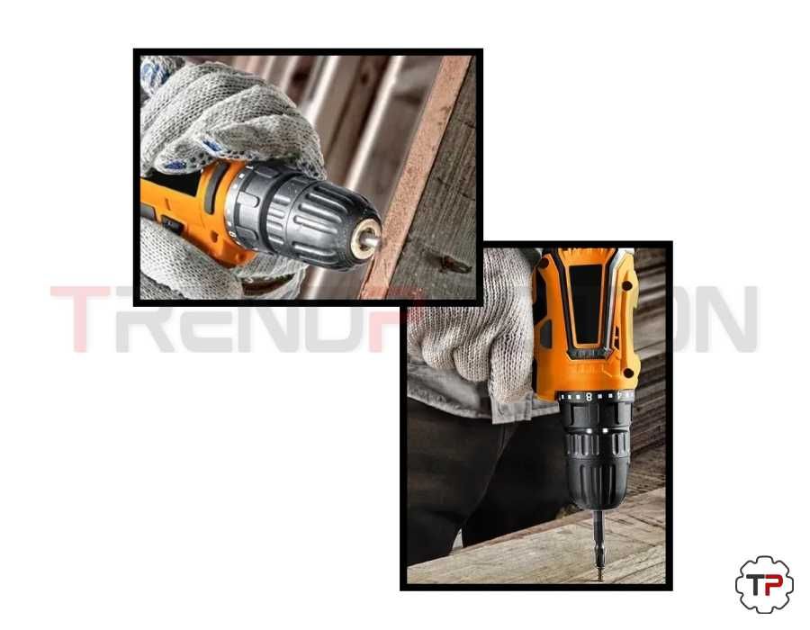 Aparafusadora c/ 2 Baterias 12V