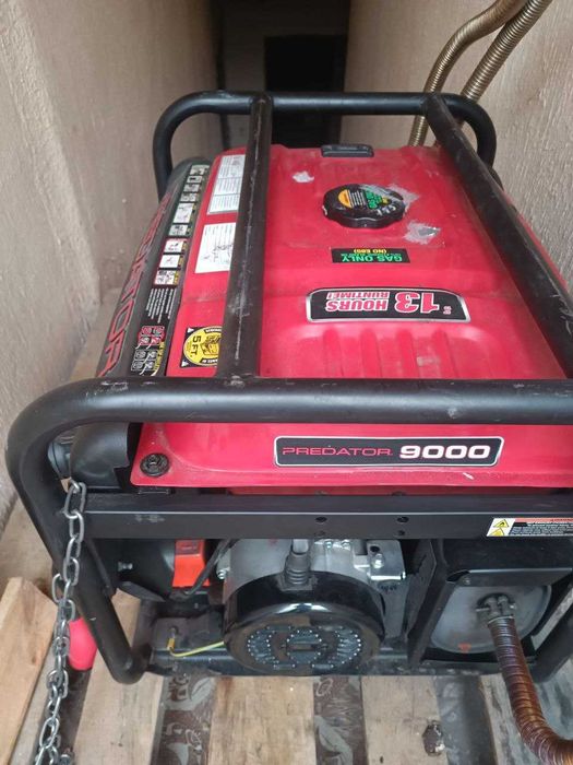 Бензиновый, генератор, Predator, 9000, Вт,бензиновий