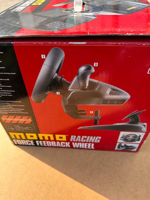 Logitech MOMO Racing Force Feedback Wheel (новий, відкрита коробка)