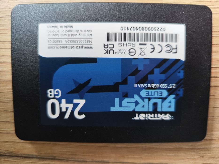 SSD Patriot burst elite 240GB