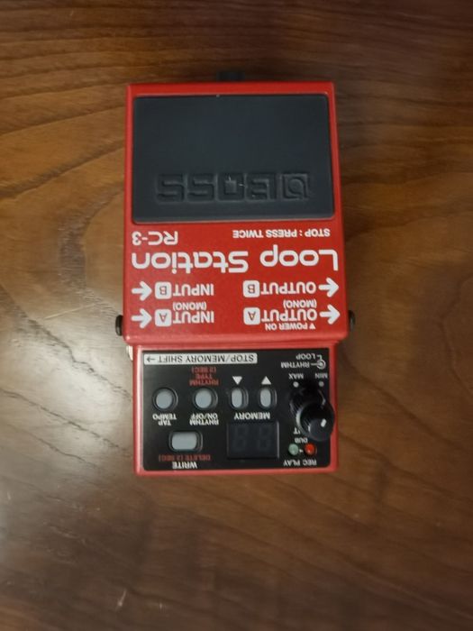 RC-3 boss loop station LER DESCRIÇÃO