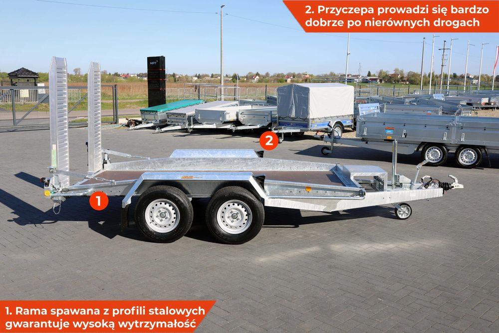 Neptun Przyczepa LOADMAX pod minikoparkę koparkę N35-350 2bld [GN285]