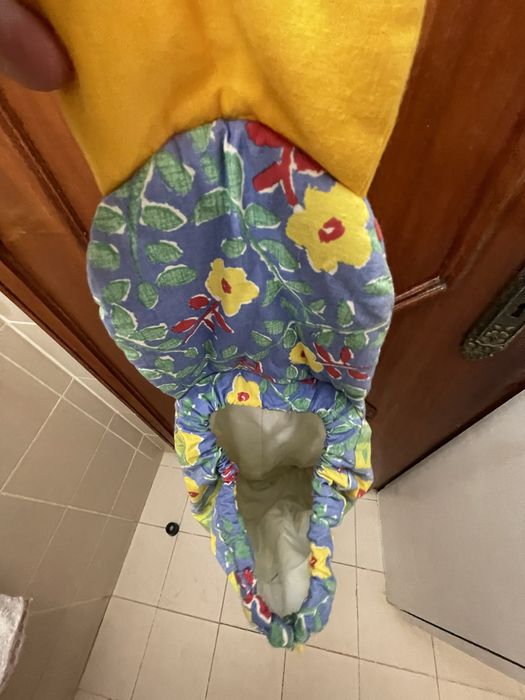 Mochila em tecido de algodão