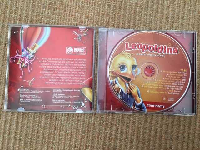 3 CDs de música Leopoldina