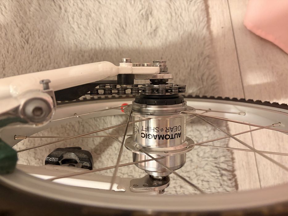 Woom 3 Limonkowy Automagic Stan idealny! 16” rower