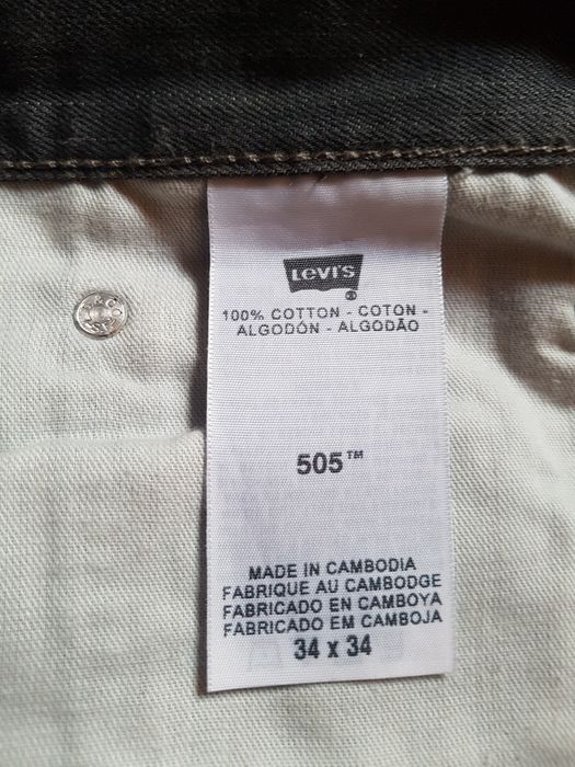 Levi Strauss & CO jeans 505 W34L34
