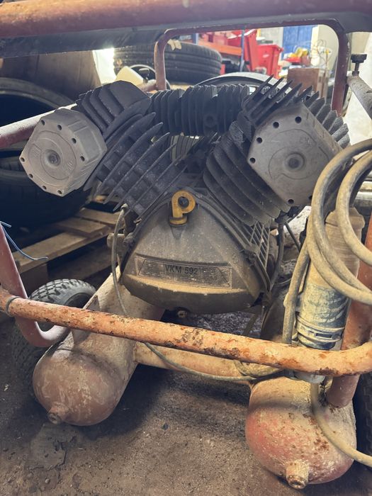 Compressor de 2 botijas para reboco