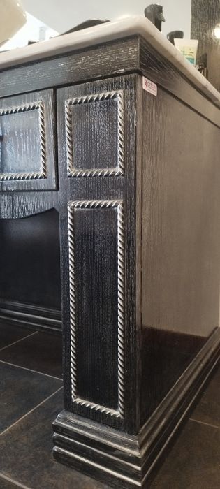 Rampa Barbeiro Cabeleireiro Móvel Carvalho