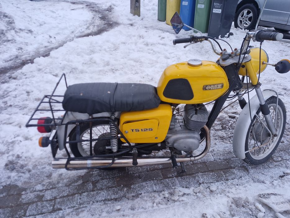 Mz ts 125 z dokumentami. Odpala.  Transport gratis