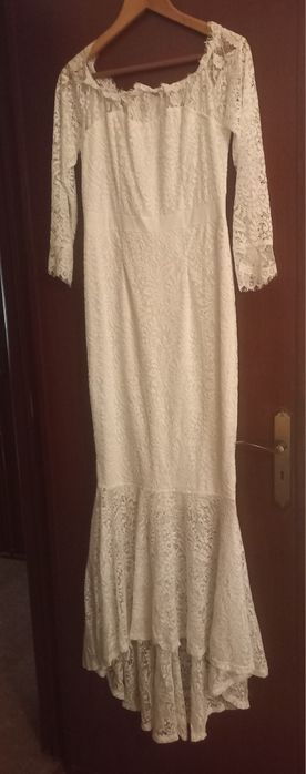 Vestido  Branco em renda a estrear