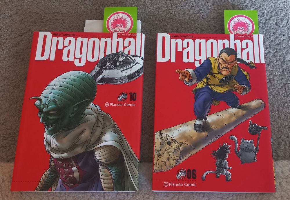 2 livros BD Dragon Ball em espanhol