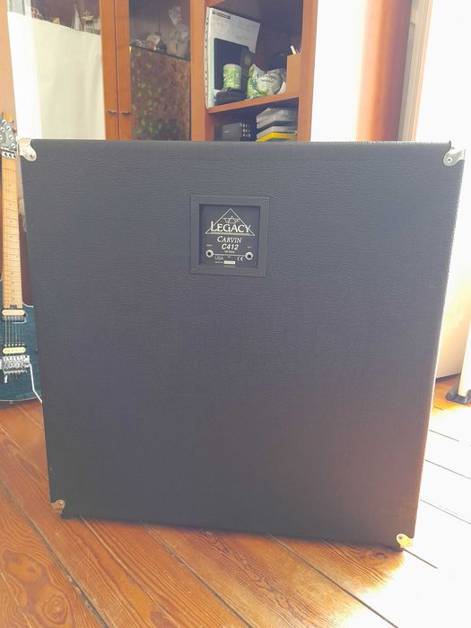 Coluna guitarra 4X12 Carvin Legacy C412 (Modelo Steve Vai) / Greenback