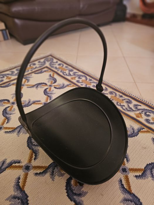 Cesto para lenha redondo