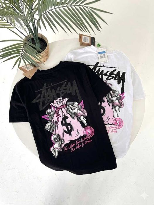 Stussy Новая Футболка » Basic » Большой Принт Стусси » XS-XXL