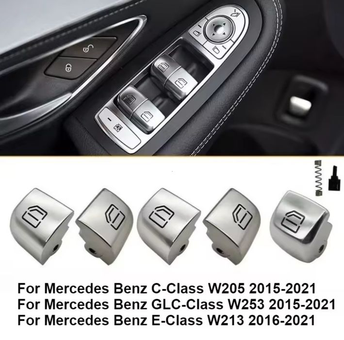 Interruptor comando botão vidro Mercedes Benz - Classe C, E, S, GLS