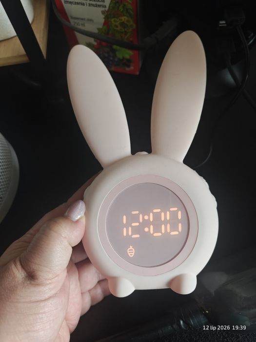 Zegarek budzik Bunny