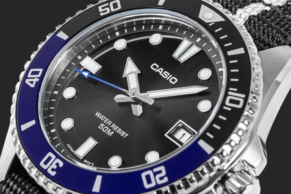 Nowy Zegarek Męski CASIO MDV-10C-1A2VEF Diver Sportowy BOX