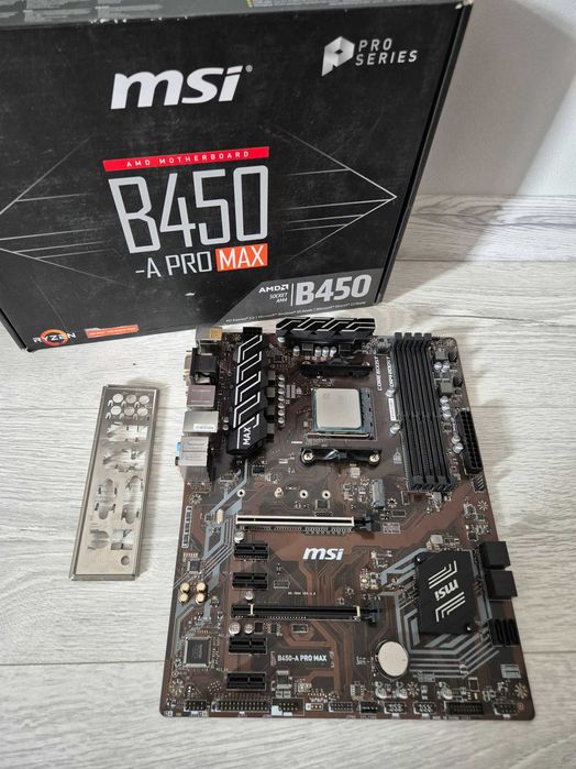 Сет AMD Ryzen 5 5500 6\12 4.2GHz + плата MSI B450-A PRO MAX. Trade-IN ...