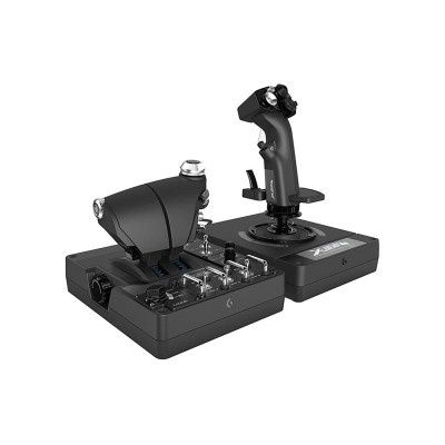 Джойстик з педалями Logitech X56 комплект