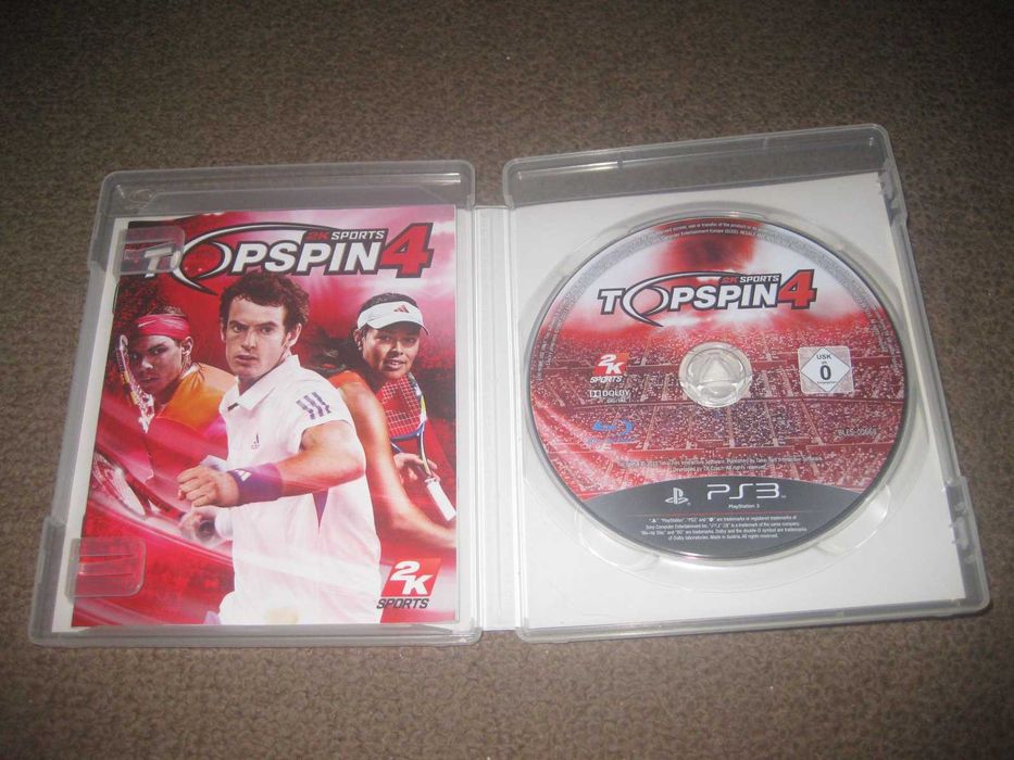 "Top Spin 4" Game for PlayStation 3 / Complete!64584889483522122