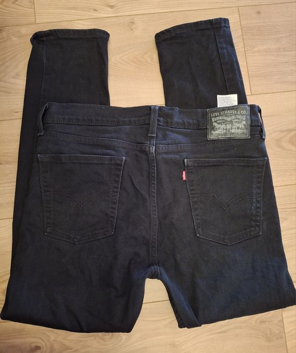 Levis Spodnie Męskie Jeansy czarne W34 L30 L