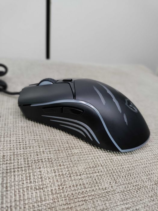 Myszka Gamingowa Battletron Led Usb Pc Ps Black Tiger