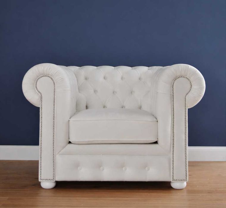 Fotel Chesterfield Classic Głęboko Pikowany