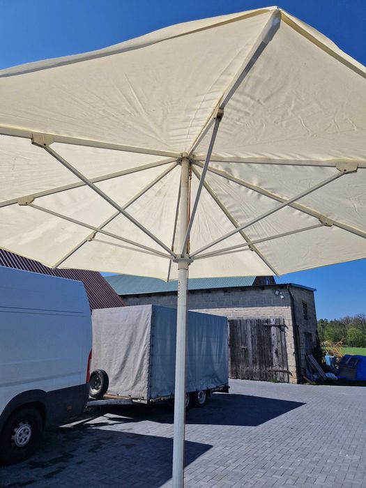 PARASOL ogrodowy Okrągły 3,5x 3,5m - SOLIDNY