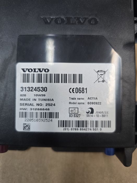 Sterownik Moduł Telefonu Volvo S60 2011  V60 XC60 2013