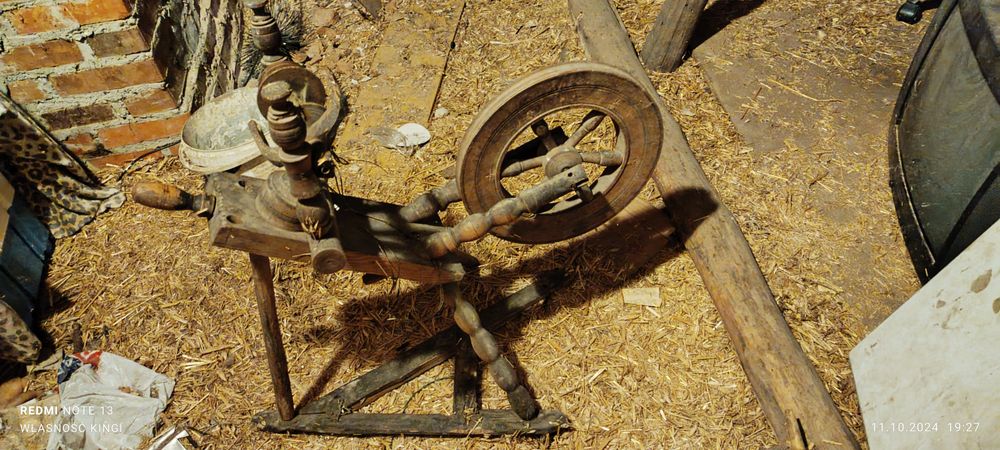 Sprzedam stary kołowrotek do wełny