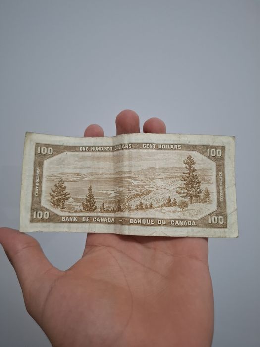 Nota 100 dólares canadenses de 1954