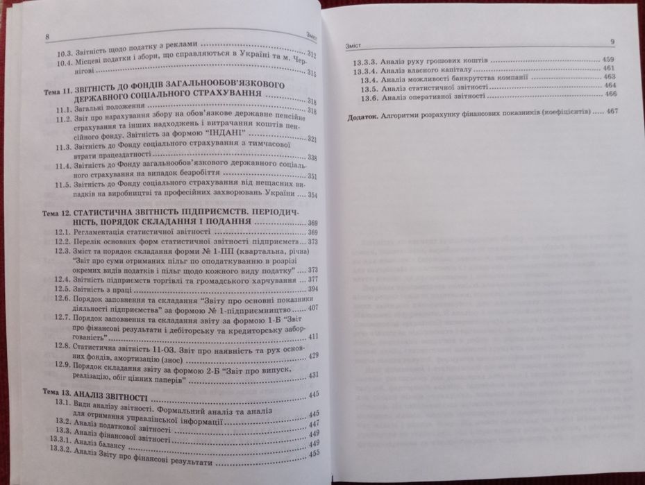 Книга "Звітність підприємства" В.С. Лень, В.В.Гливенко, М.П.Бочок,