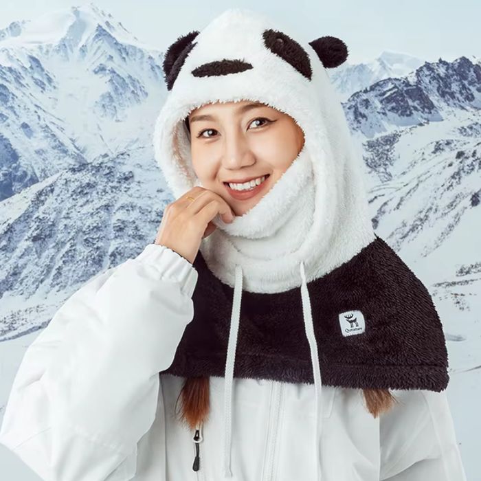 Kominiarka Polarowa Maska Na Twarz Panda Qunature Yp103-S