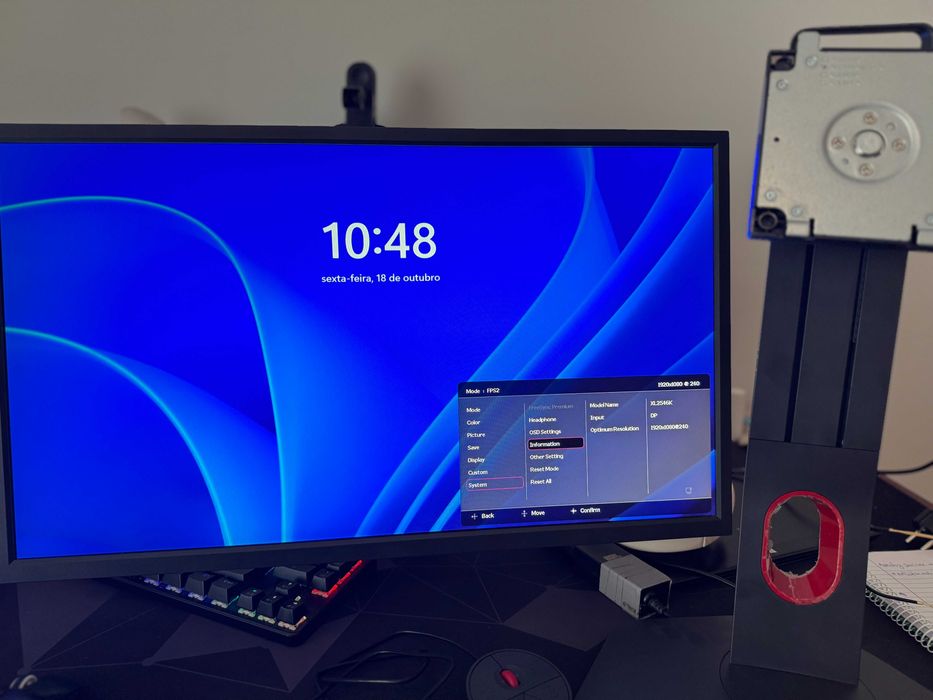 Monitor BenQ Zowie XL2546K TN 24.5" FHD 16:9 240Hz FreeSync Premium