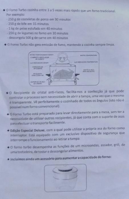 Forno Turbo, Sistema 100% Halogéneo, 100% Saudável