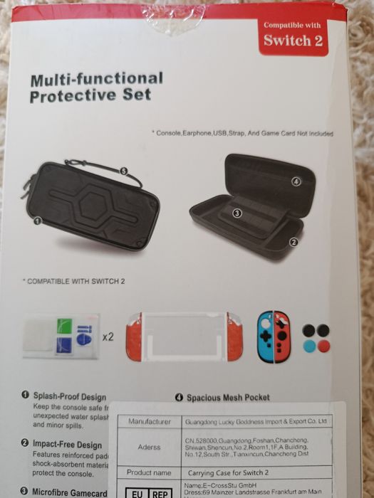 Capa e Proteções, anti choque -  Nintendo Switch 2