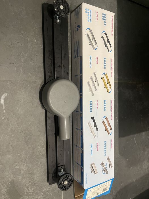 Odpływ liniowy Balneo 60 czarny mat