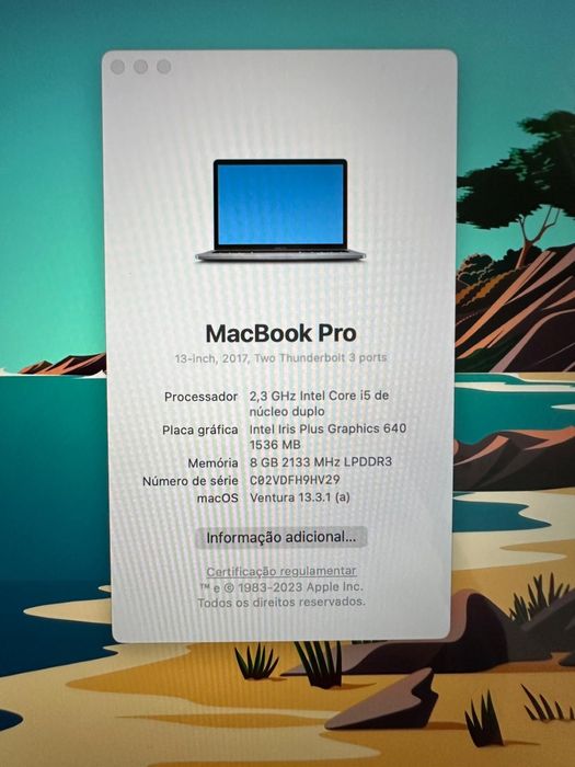MacBook Pro 13" 201764740305256321121