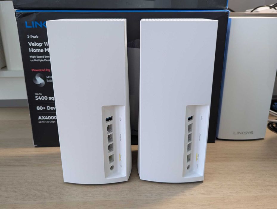 Розпродаж! MX4000 2 премиум роутера Linksys CISCO Velop WiFi6 Mesh USA