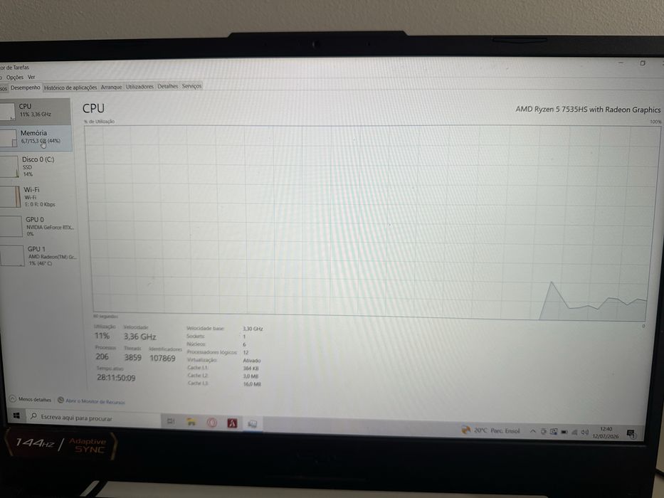 Asus tuf gaming a15+ perifericos