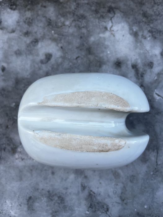 Lote de 4 pecas porcelana alta tensao  antigas