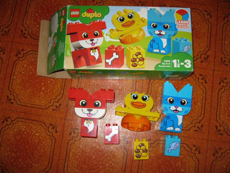 Конструктор LEGO Duplo Мої перші домашні тварини (10858)