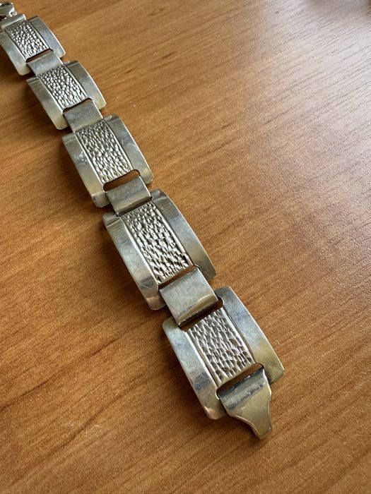 Stara srebrna bransoletka 53 gramy