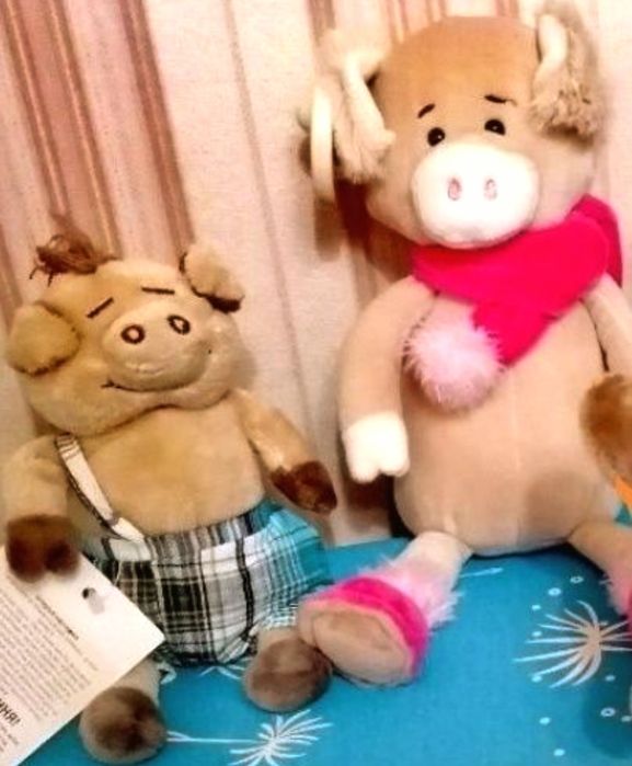 Брендовые мягкие игрушки  свинки MAXITOYS, Same Toy (оригинал)