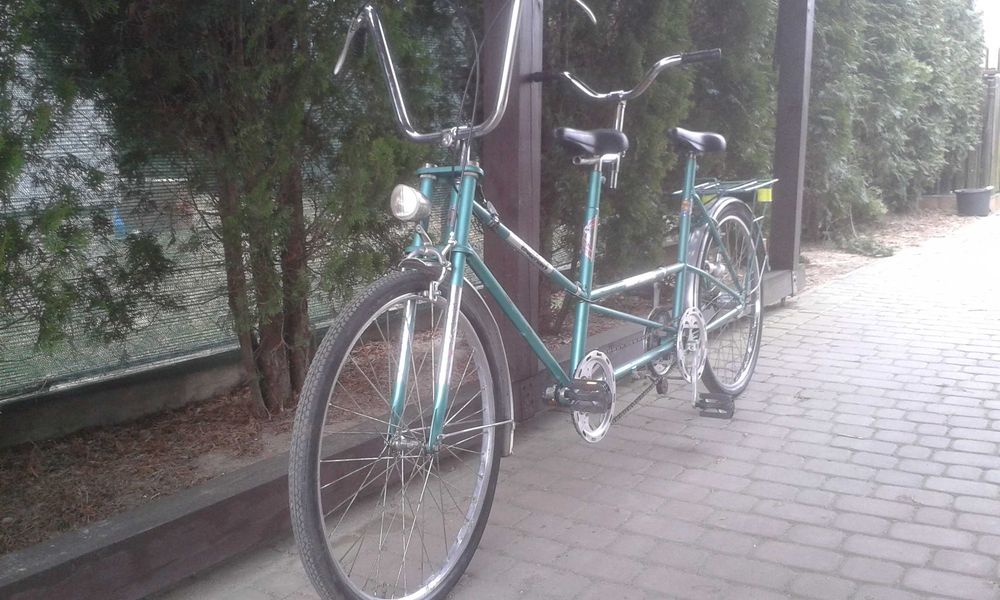Rower tandem IFA, z przerzutkami, lata 60-70.