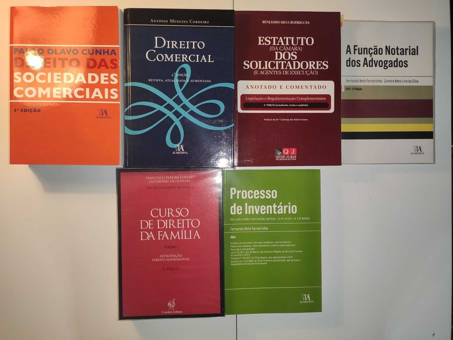Livros de Contabilidade e Direito : Civil, Comercial, Insolvência, etc